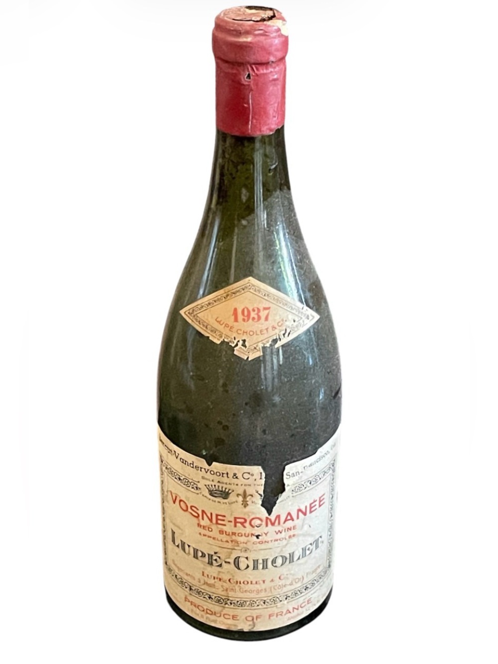 Vintage France Empty Bottle